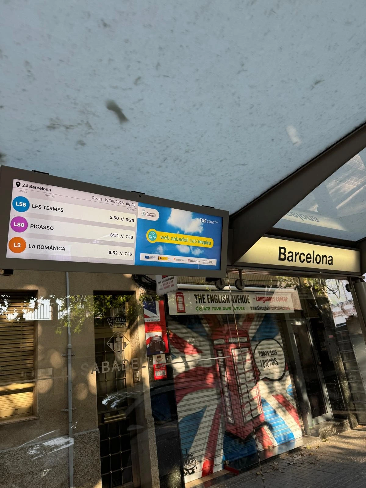 Tótem Activo Sabadell TUS