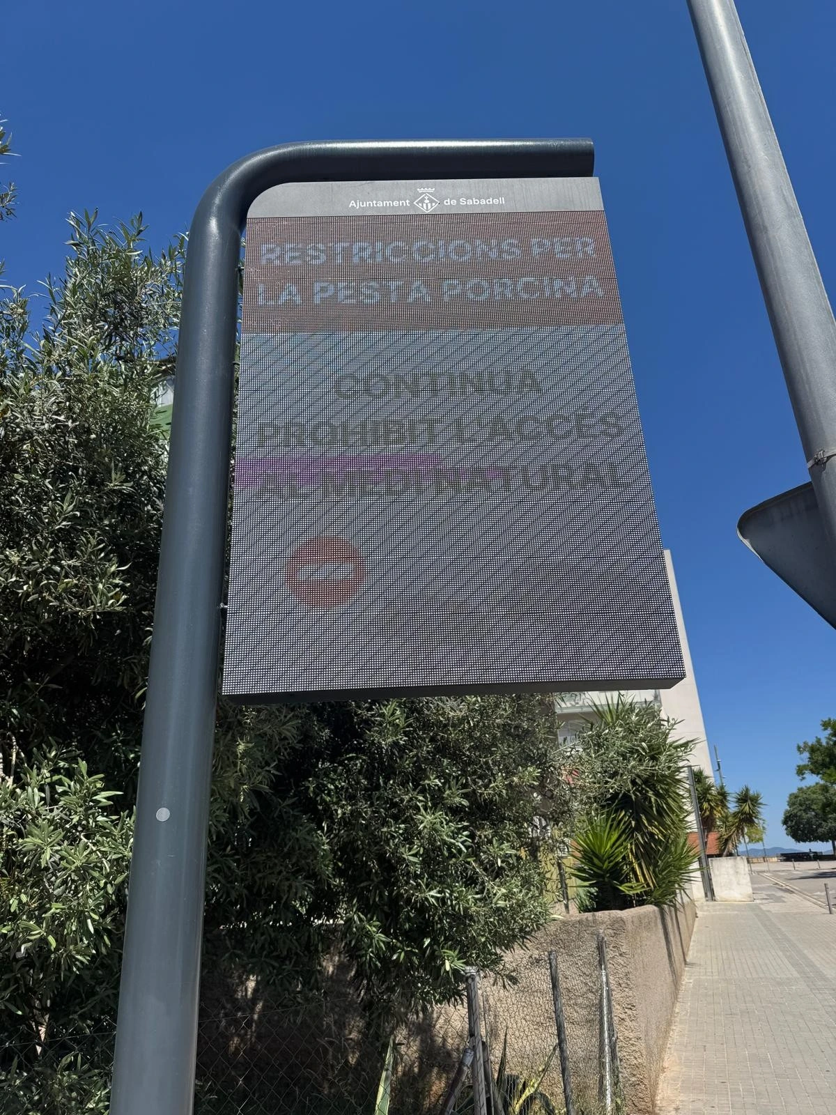 Señalización ZBE en Acceso Arterial